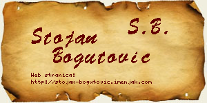 Stojan Bogutović vizit kartica